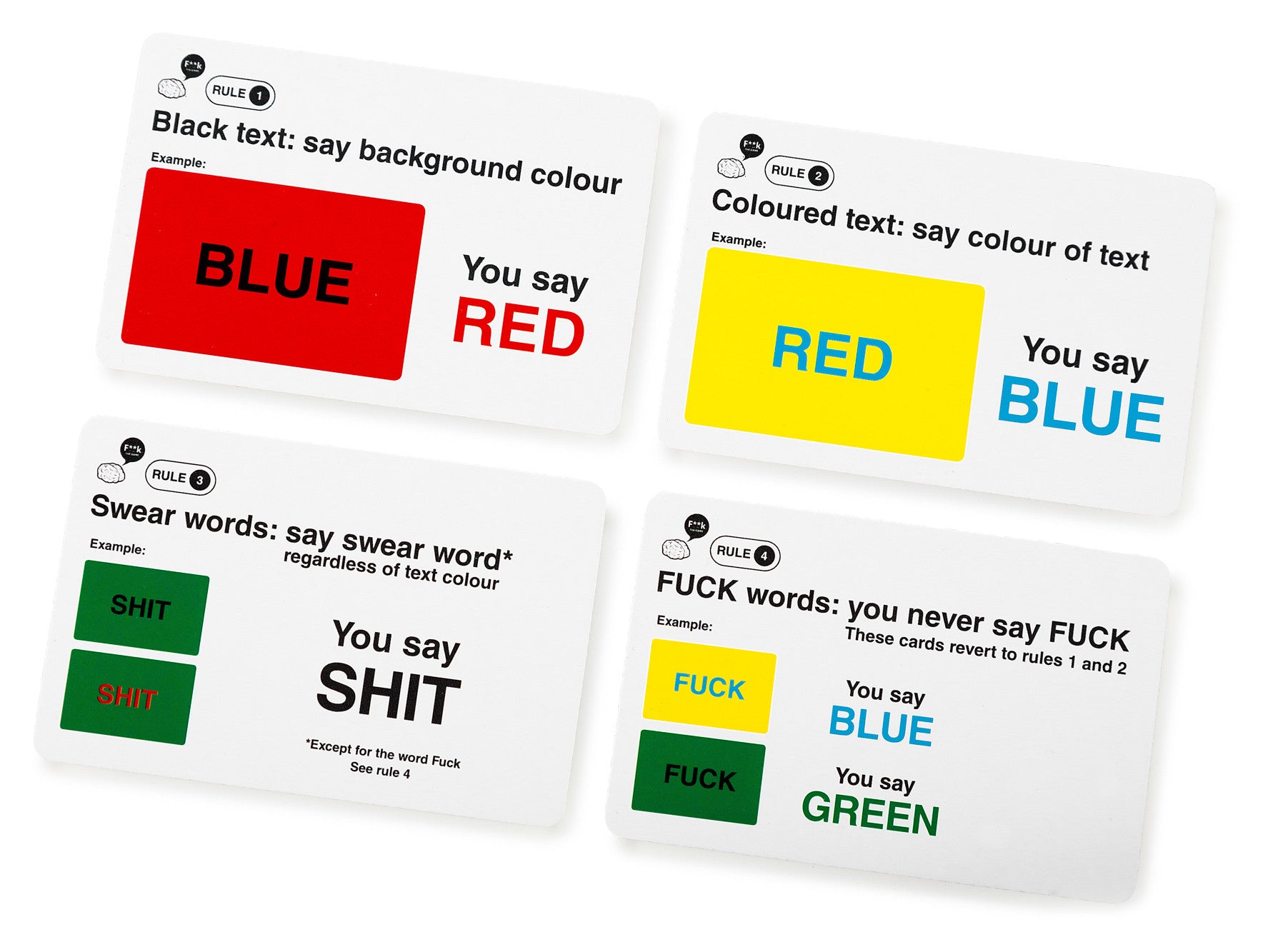 F**k the game rules cards