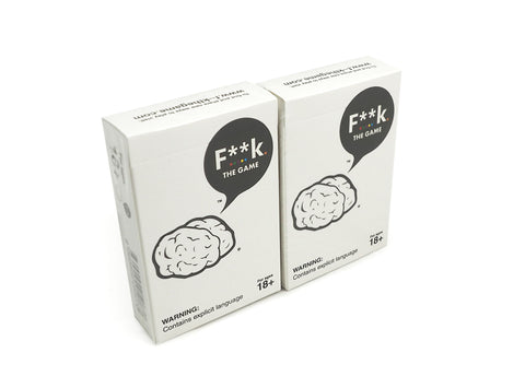F**k. The Game Double Pack — 2 Decks + FREE Shipping